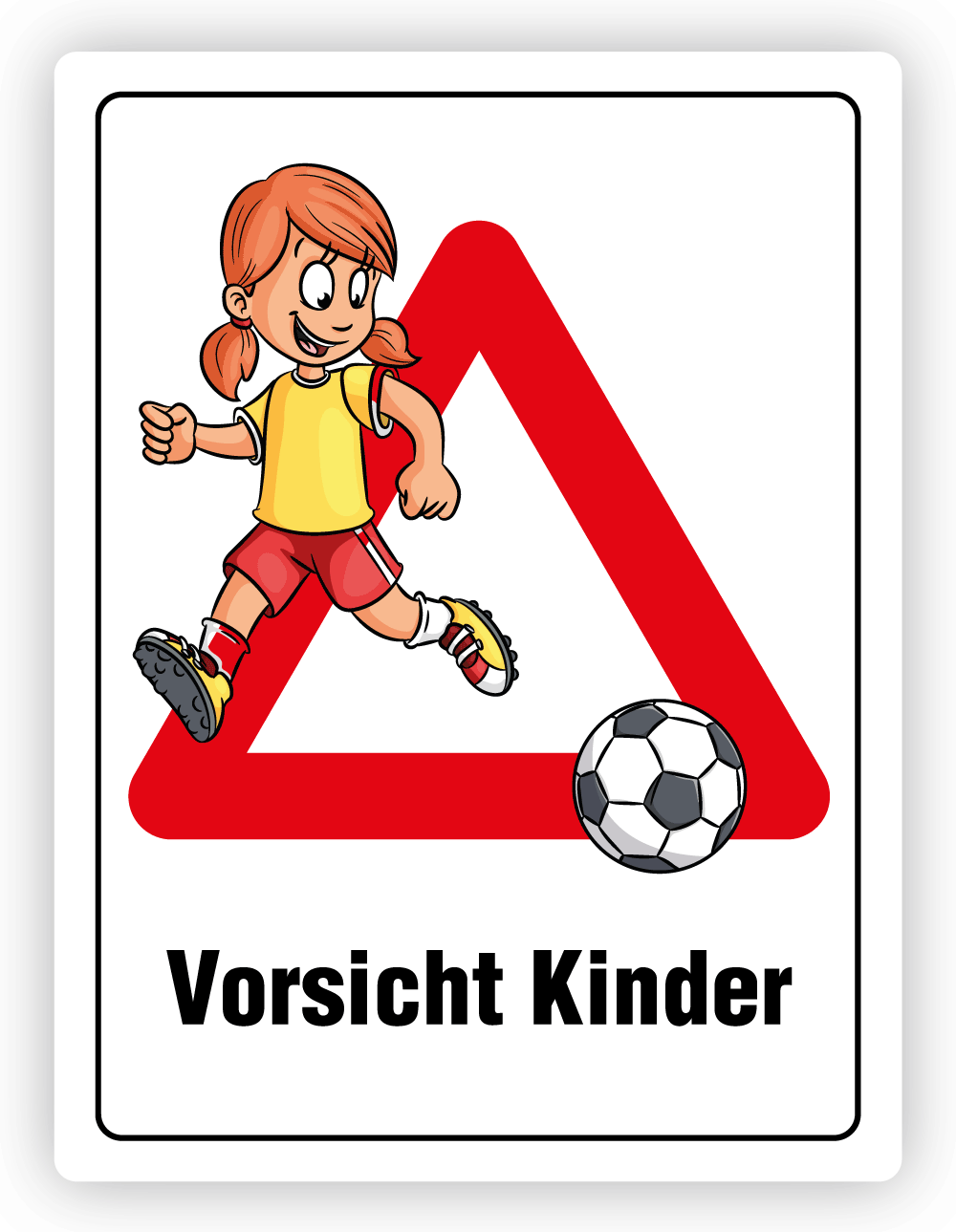 Achtung Kinder Tafel / Signaltafel Vorsicht Kinder