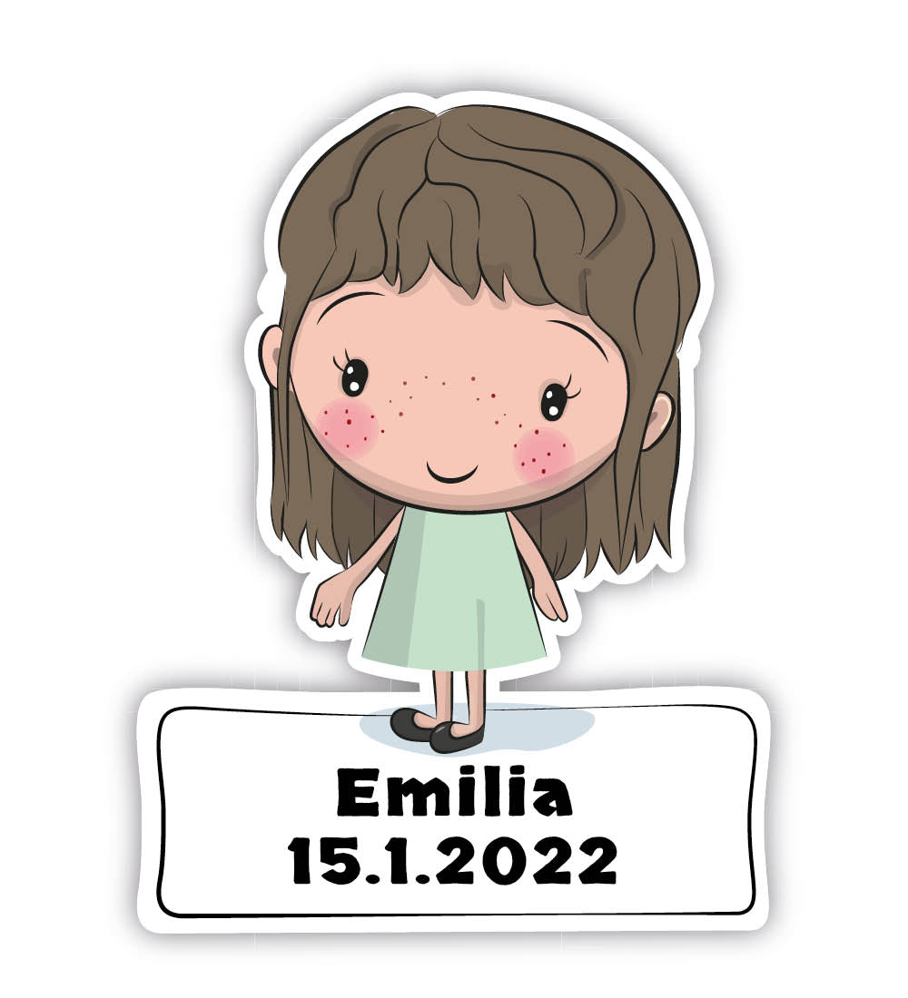 Geburtstafel Mädchen - einfach und günstig in der Schweiz bestellen