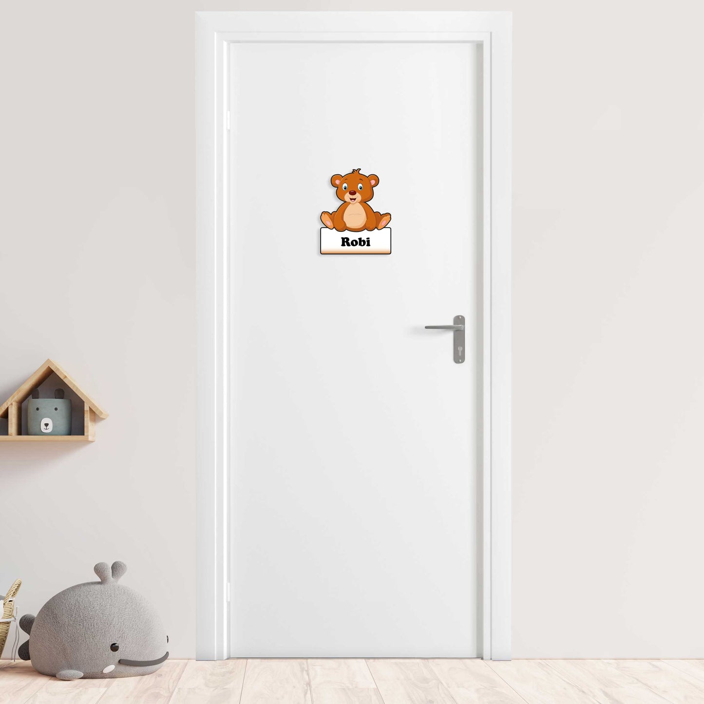 Kleine Geburtstafel als Türschild - Classic Collection Bär