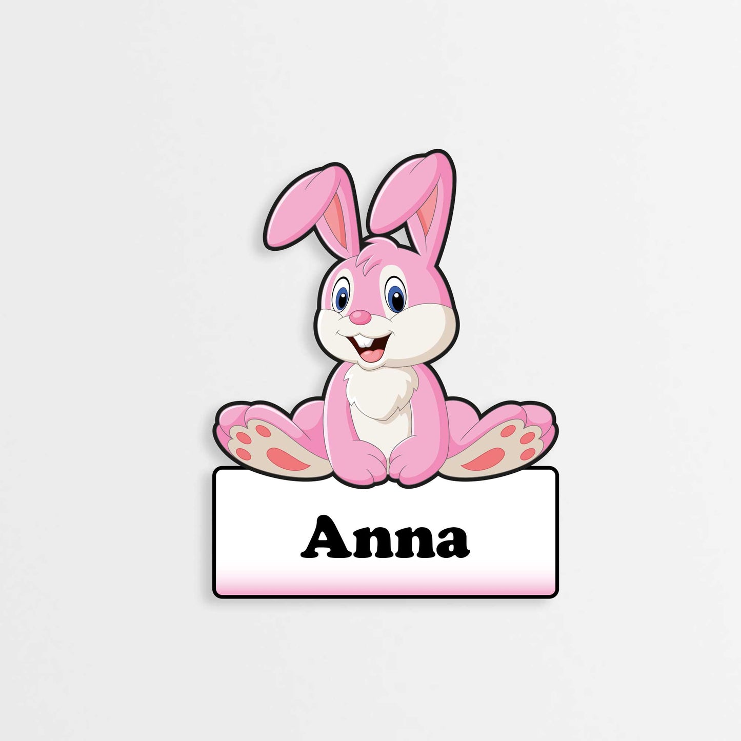 Kleine Geburtstafel als Türschild - Classic Collection Hase