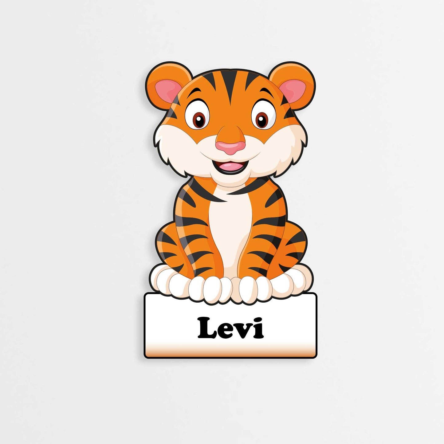 Kleine Geburtstafel als Türschild - Classic Collection Tiger