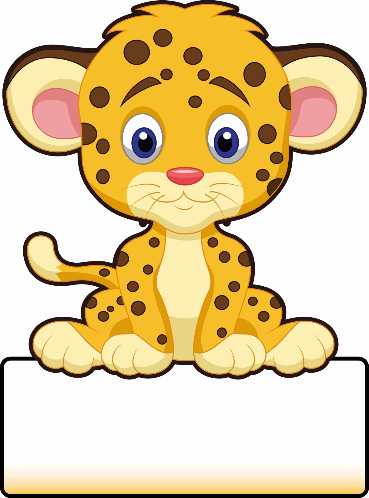 Geburtstafel Leopard - einfach und günstig in der Schweiz bestellen