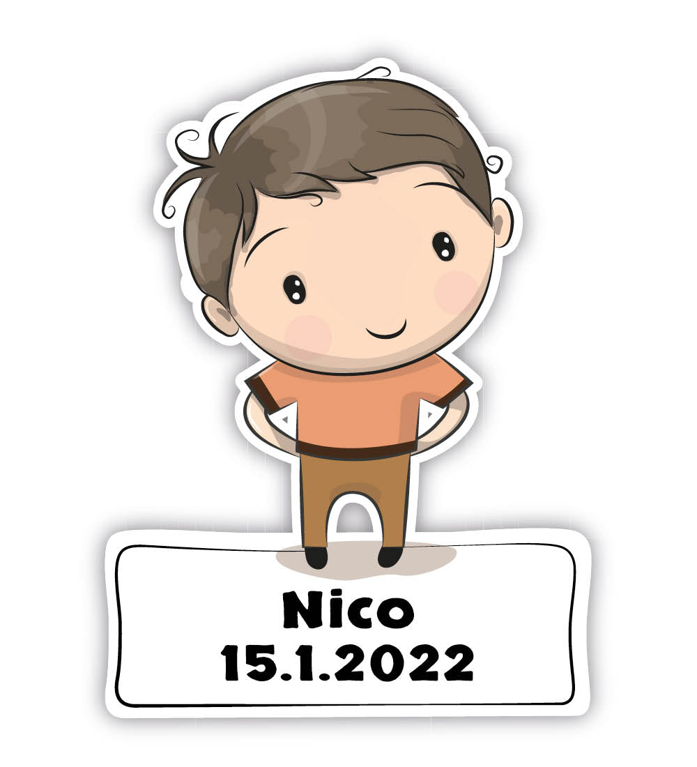 Geburtstafel Junge - einfach und günstig in der Schweiz bestellen