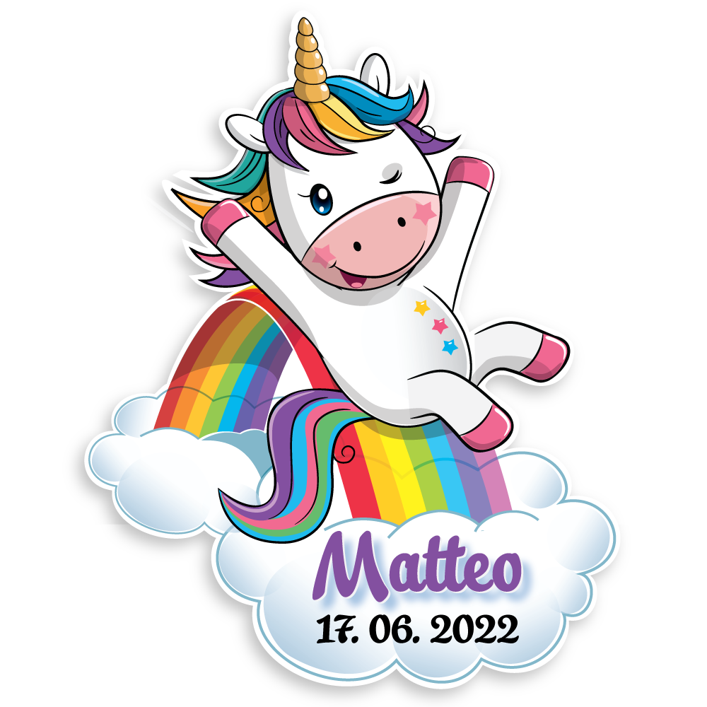 Geburtstafel Einhorn
